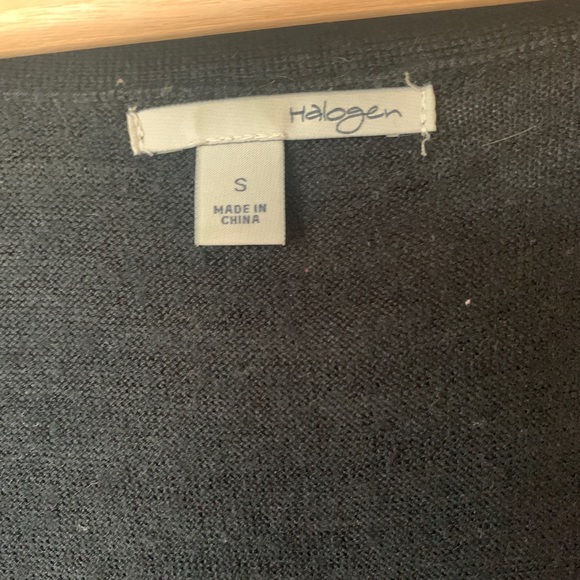 Halogen | Long black cardigan - Picture 4 of 4